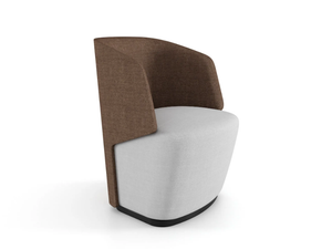 EMBRASSE CONVERSATION - Fabric easy chair with armrests _ ESTEL GROUP